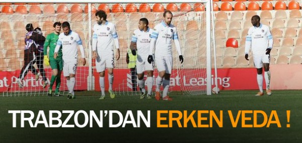 Trabzonspor erken veda etti
